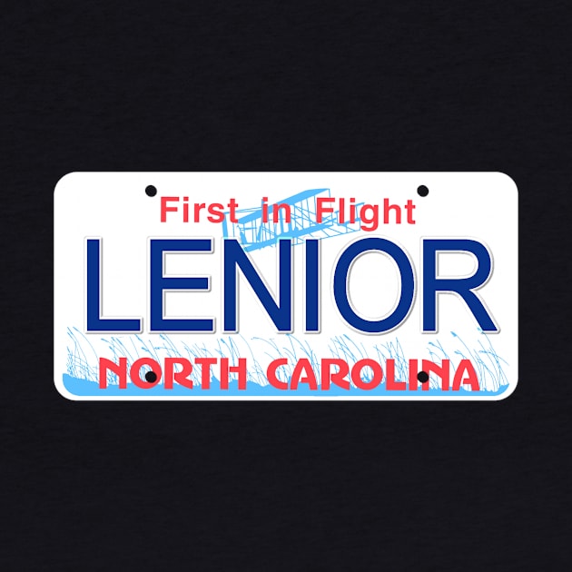 Lenior North Carolina License Plate by Mel's Designs